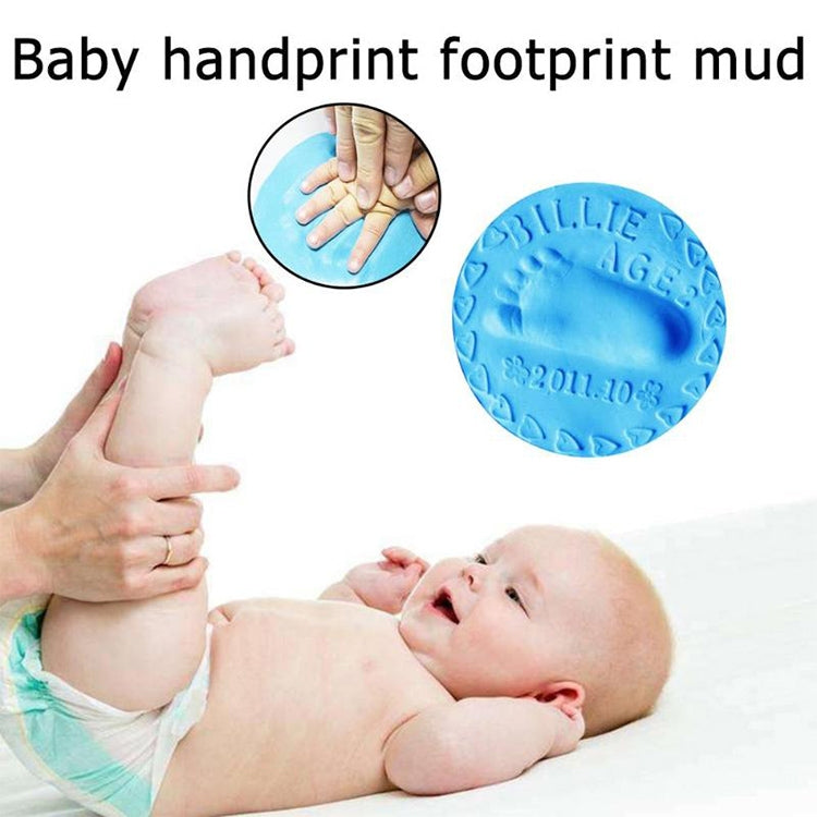 10 PCS Baby Care Air Dry Soft Clay Baby Hand and Foot Inkpad(Blue) - Baby Care by buy2fix | Online Shopping UK | buy2fix