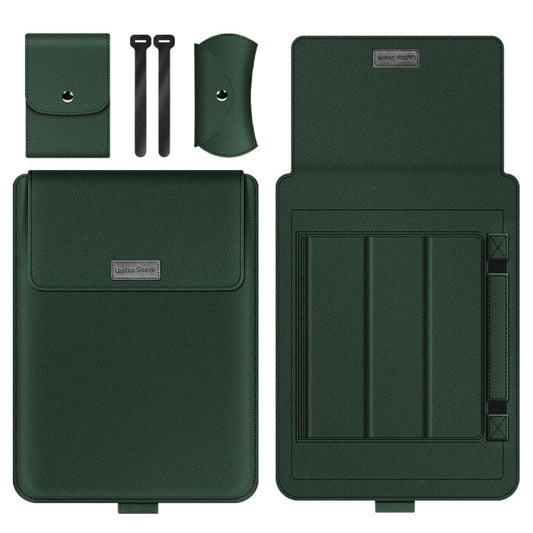 A2 4 in 1 Computer Bracket Liner Bag Storage Bag, Size:13/14 inch(Green) by buy2fix