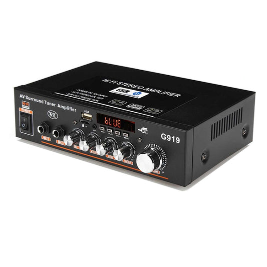 G919 Smart Digital Power Amplifier Built-in Bluetooth / USB/ SD/ FM Mini Power Amplifier, EU Plug -  by buy2fix | Online Shopping UK | buy2fix