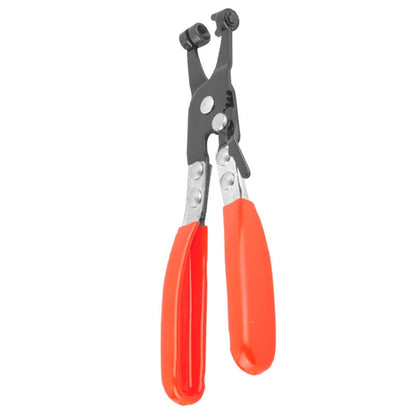 Straight Throat Tube Bundle Clamp Auto Repair Water Pipe Clamp Pliers(Plastic Handle Blister Card) by buy2fix