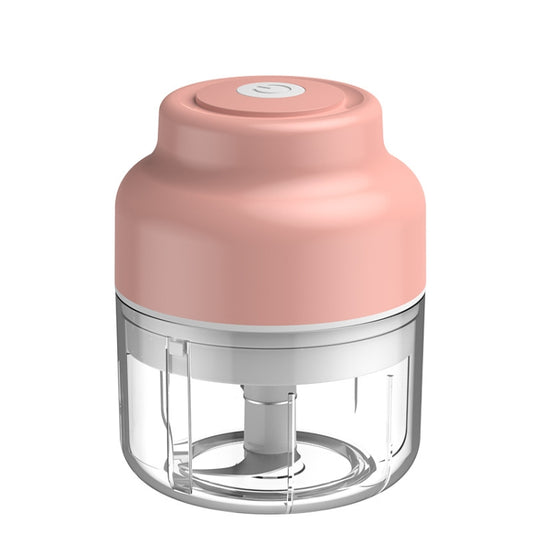 Wireless USB Charging Garlic Machine Baby Food Supplement Machine, Style:100ml Twisted Meat(Pink) - Stirrer & Squeezer by buy2fix | Online Shopping UK | buy2fix