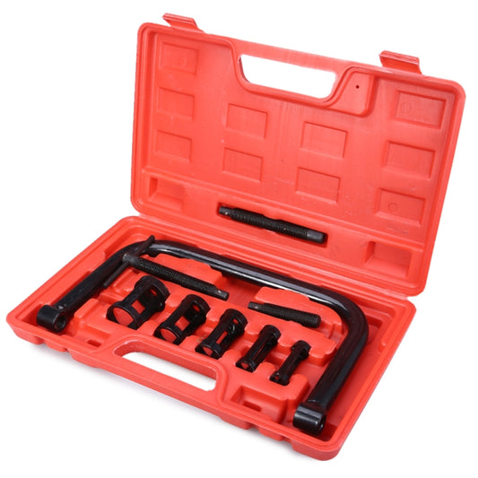 9 In 1 Valve Clamps Spring Compressor Automotive Tool Set Repair for Car Motorcycle - Hand Tool Sets by buy2fix | Online Shopping UK | buy2fix