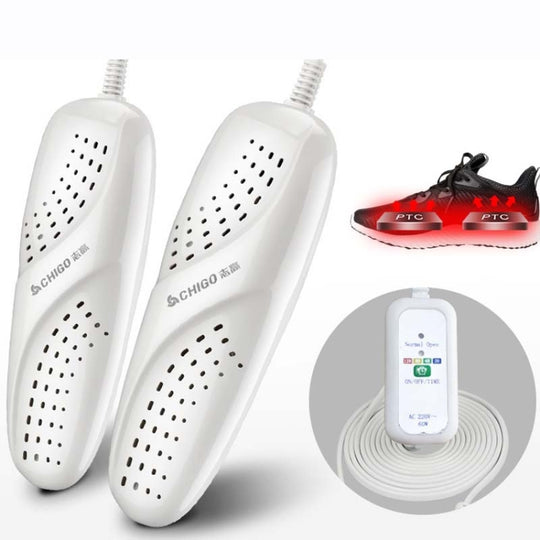 Chigo 220V Shoe Dryer Household Adult And Child Warm Shoe Dryer, CN Plug, Style:Adult Timing