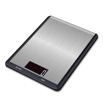 5kg/1g Stainless Steel Kitchen Scale Household Food Electronic Scale(Black) by buy2fix