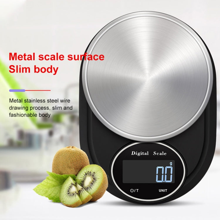 Home Kitchen Electronic Scale High Precision Stainless Steel Jewelry Scale, Style:Hemming, Specification:3kg/0.1g by buy2fix