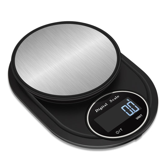 Home Kitchen Electronic Scale High Precision Stainless Steel Jewelry Scale, Style:No Edging, Specification:3kg/0.1g by buy2fix