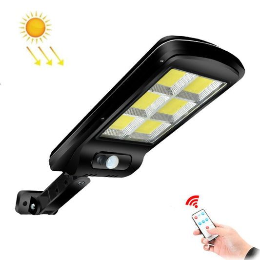 30W Solar Power Human Body Induction + Light Control Street Light Multi-Function Remote Control Outdoor Lighting 6COB with RC - Street Lights by buy2fix | Online Shopping UK | buy2fix