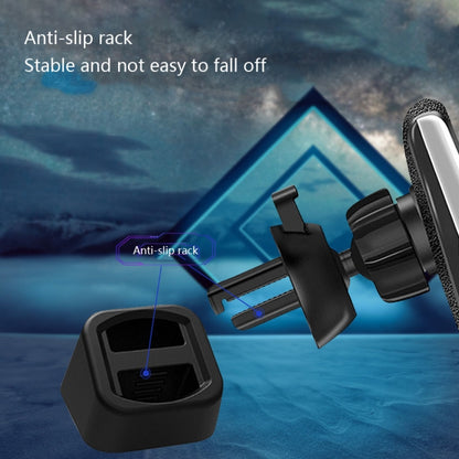 5 PCS Car Phone Holder Base Universal Car Air Outlet Clip Bracket Base, Colour: Silver Reflective by buy2fix