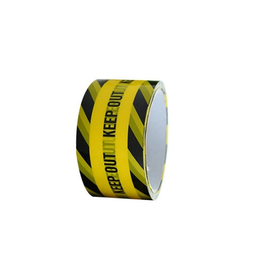 Floor Warning Social Distance Tape Waterproof & Wear-Resistant Marking Warning Tape(Twill Keep Out) - Warning Sticker by buy2fix | Online Shopping UK | buy2fix