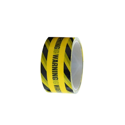 Floor Warning Social Distance Tape Waterproof & Wear-Resistant Marking Warning Tape(Twill Warning) - Warning Sticker by buy2fix | Online Shopping UK | buy2fix