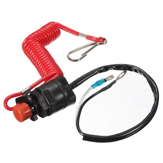 Universal Boat Outboard Engine Motor Kill Stop Switch Safety Tether Lanyard Motorcycle Switches - Electrical System by buy2fix | Online Shopping UK | buy2fix