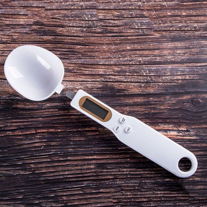 ABS Electronic Measuring Spoon Spoon Weighing Measuring Tool, Specification: 500g/0.1g, Colour: White by buy2fix