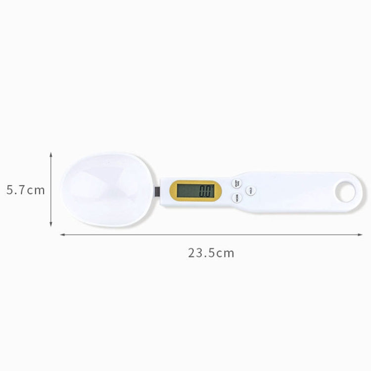 ABS Electronic Measuring Spoon Spoon Weighing Measuring Tool, Specification: 500g/0.1g, Colour: White by buy2fix
