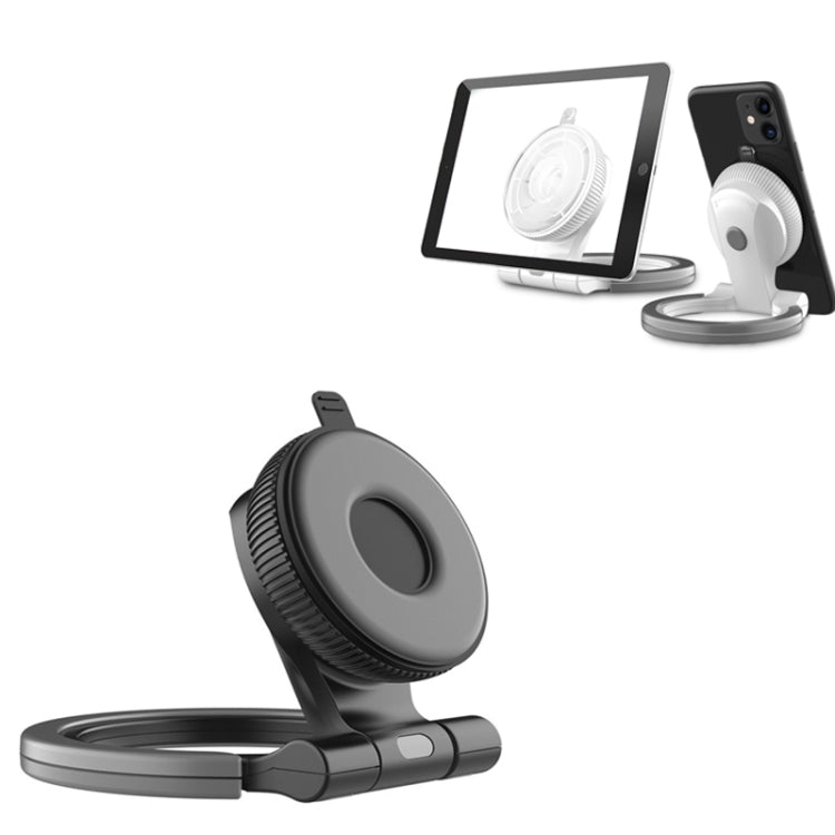 Two-in-one Multifunctional Wall-mounted Desktop Phone Computer Bracket(Black Nano Stickers) - Shower & Wall Mounts by buy2fix | Online Shopping UK | buy2fix