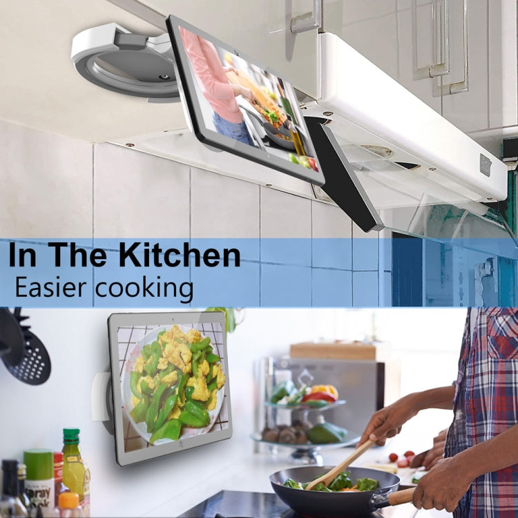 Two-in-one Multifunctional Wall-mounted Desktop Phone Computer Bracket(Black Nano Stickers) - Shower & Wall Mounts by buy2fix | Online Shopping UK | buy2fix