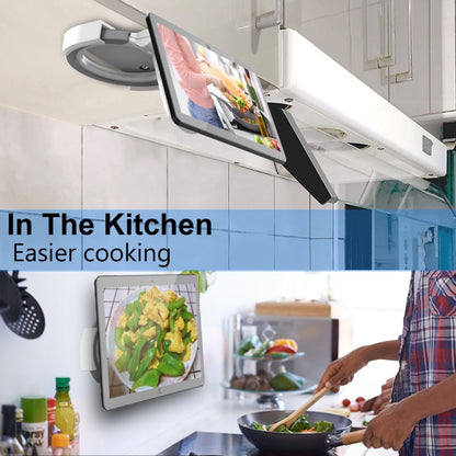 Two-in-one Multifunctional Wall-mounted Desktop Phone Computer Bracket(Black Nano Stickers) - Shower & Wall Mounts by buy2fix | Online Shopping UK | buy2fix