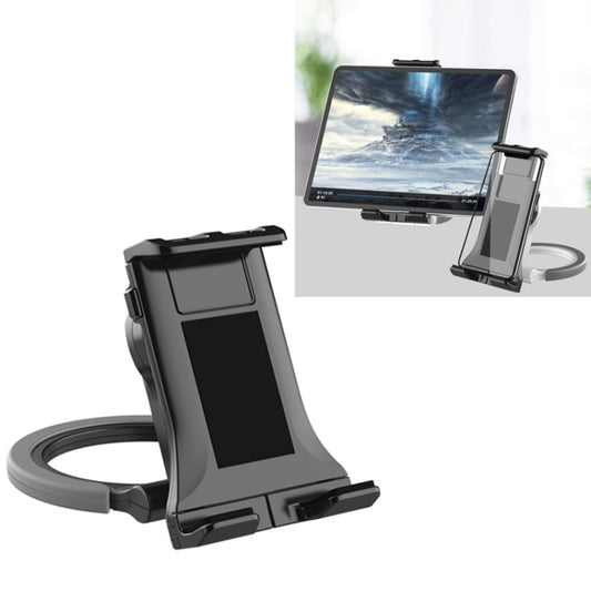 Two-in-one Multifunctional Wall-mounted Desktop Phone Computer Bracket(Black Chuck) - Shower & Wall Mounts by buy2fix | Online Shopping UK | buy2fix