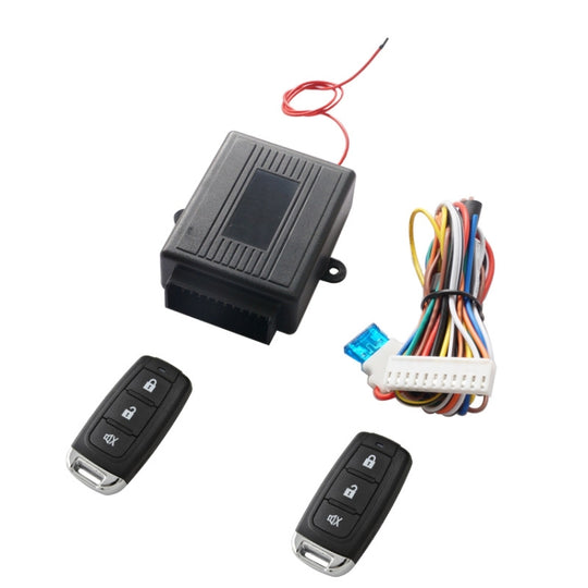 Lot de 2 télécommandes d'entrée sans clé pour voiture, verrouillage Central universel, coque étanche à trois boutons avec boîte arrière positive et négative