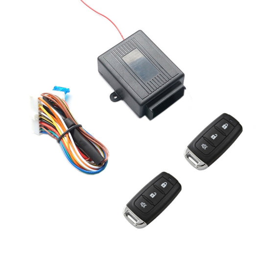 3pcs /Set Car Keyless Entry Remote Control Central Lock Universal Waterproof Three-Button Shell With Positive And Negative Tail Box - Remote Control by buy2fix | Online Shopping UK | buy2fix