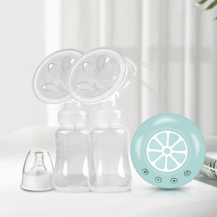 Large Suction Smart Electric Bilateral Breast Pump 12-Speed Silent Breast Pump(White) - Cups & Silicone Nipple by buy2fix | Online Shopping UK | buy2fix