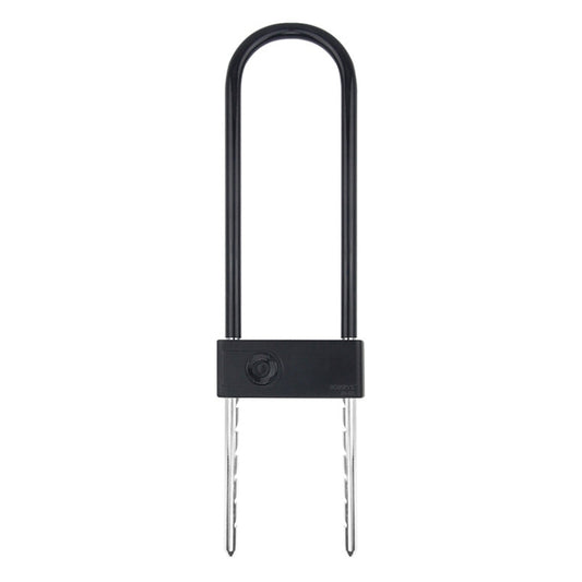 Smart Bluetooth Fingerprint U-Shaped Glass Door Lock Anti-Shear Anti-Theft Lock Extended Outdoor Waterproof U-Shaped Lock, Specification: U2 (Key Password + APP + Key) - Padlocks by buy2fix | Online Shopping UK | buy2fix