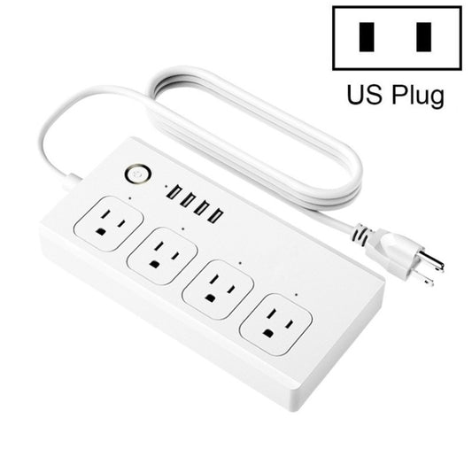 Home Office Wifi Mobile Phone Remote Control Timer Switch Voice Control Power Strip, Line length: 1.5m(US Plug) - Smart Socket by buy2fix | Online Shopping UK | buy2fix