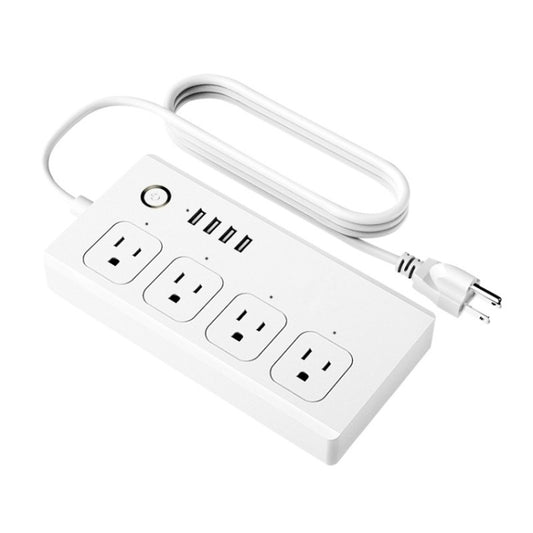 Home Office Wifi Mobile Phone Remote Control Timer Switch Voice Control Power Strip, Line length: 1.5m(US Plug) - Smart Socket by buy2fix | Online Shopping UK | buy2fix