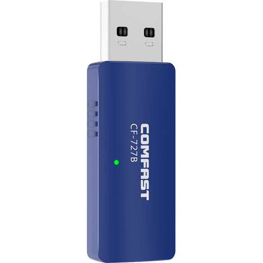 COMFAST CF-727B 1300Mbps Dual Frequency Gigabit USB Desktop Transmitter Receiver Portable Bluetooth V4.2 + WiFi Wireless Network Card - USB Network Adapter by COMFAST | Online Shopping UK | buy2fix