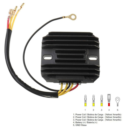 2002.5 Motorcycle Rectifier For Suzuki 32800-49X50 / 32800-47121 - Voltage Stabilizer by buy2fix | Online Shopping UK | buy2fix