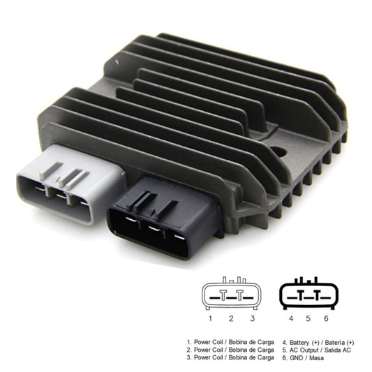 2002A.0 Motorcycle Rectifier For Kawasaki ZX 6R Ninja 600 2013 2017 21066-0716 / Kawasaki ZX 10R Ninja 1000 2008 2015 21066-0731 - Voltage Stabilizer by buy2fix | Online Shopping UK | buy2fix