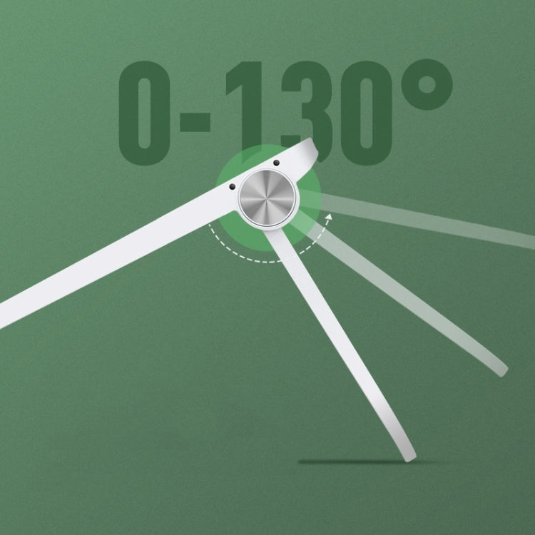 D1601 Laptop Support Folding Heightening Lifting Plate Cooling Bracket(White) - Laptop Stand by buy2fix | Online Shopping UK | buy2fix