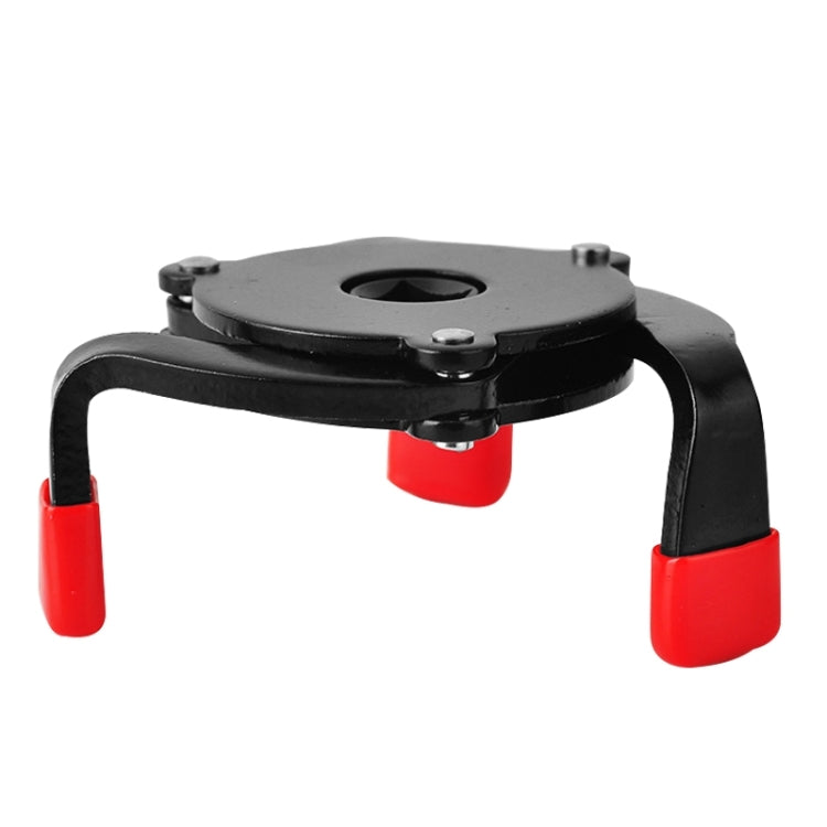 Car Repair Tools Oil Filter Wrench Tool with 3 Jaw Remover Tool for Cars Filter Removal Tool 3/8 inch Interface(Red) - Hand Tool Sets by buy2fix | Online Shopping UK | buy2fix
