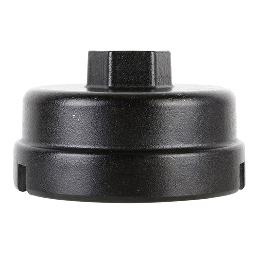 64.5mm Aluminum Oil Filter Wrench Cap Socket Remover Tool for Lexus Toyota Corolla Highlander RAV4 Camry Universal Housing (Black) - Hand Tool Sets by buy2fix | Online Shopping UK | buy2fix
