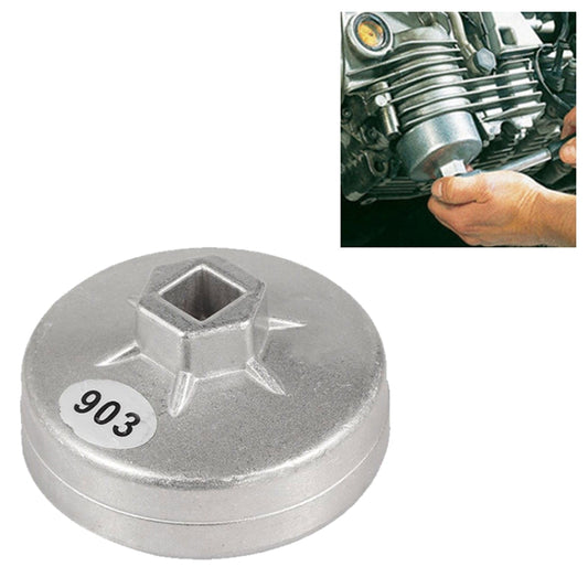903 74mm 14 Flute Aluminum Oil Filter Wrench Socket Remover Tool for BMW AUDI Benz - Hand Tool Sets by buy2fix | Online Shopping UK | buy2fix