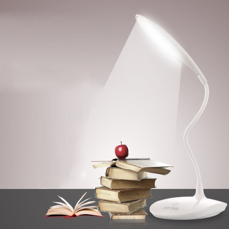 WS-601 USB Charging LED Reading Lamp Touch Dimming Bedroom Bedside Lamp, Size: 43x13.5cm(White) - Desk Lamps by buy2fix | Online Shopping UK | buy2fix
