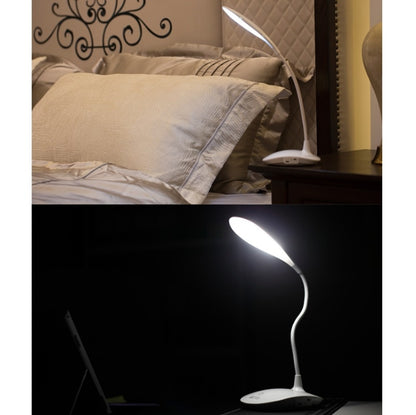 WS-601 USB Charging LED Reading Lamp Touch Dimming Bedroom Bedside Lamp, Size: 43x13.5cm(White) - Desk Lamps by buy2fix | Online Shopping UK | buy2fix