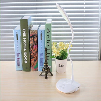 WS-601 USB Charging LED Reading Lamp Touch Dimming Bedroom Bedside Lamp, Size: 43x13.5cm(White) - Desk Lamps by buy2fix | Online Shopping UK | buy2fix