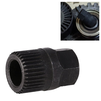 Spline Alternator Clutch Free Wheel Pulley Removal Tools Installations Socket(Black) - Hand Tool Sets by buy2fix | Online Shopping UK | buy2fix
