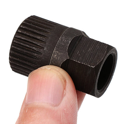 Spline Alternator Clutch Free Wheel Pulley Removal Tools Installations Socket(Black) - Hand Tool Sets by buy2fix | Online Shopping UK | buy2fix