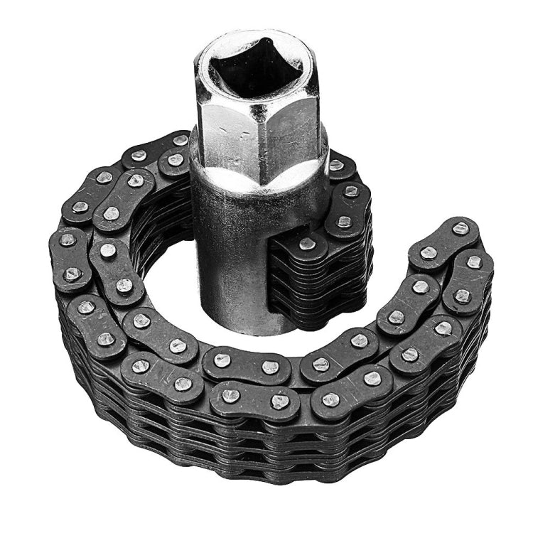 Oil Filter Chain Wrench Spanner Remover Adjustable Auto Repair Tool (44 Sections) by buy2fix