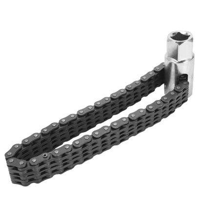Oil Filter Chain Wrench Spanner Remover Adjustable Auto Repair Tool (44 Sections) by buy2fix
