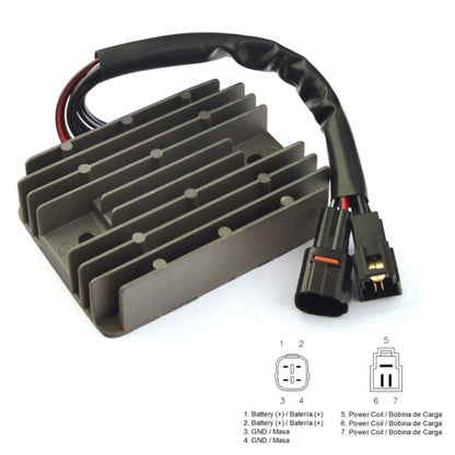 2004.0 Motorcycle Rectifier For Suzuki TL1000GSXR600 / GSXR750 - Voltage Stabilizer by buy2fix | Online Shopping UK | buy2fix