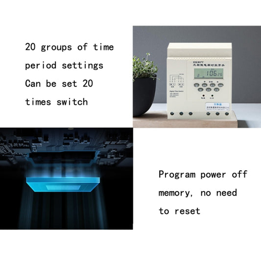 KG317T 380V Microcomputer Time-Controlled Switch Automatic Timer Water Pump Aerator Controller - Smart Switch by buy2fix | Online Shopping UK | buy2fix