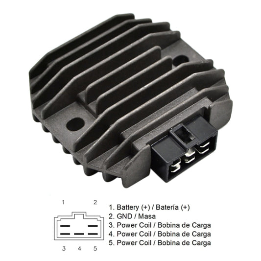2005.1.2 Motorcycle Rectifier For Kawasaki ZZR600 / ZX600D / 1990-1992 - Voltage Stabilizer by buy2fix | Online Shopping UK | buy2fix