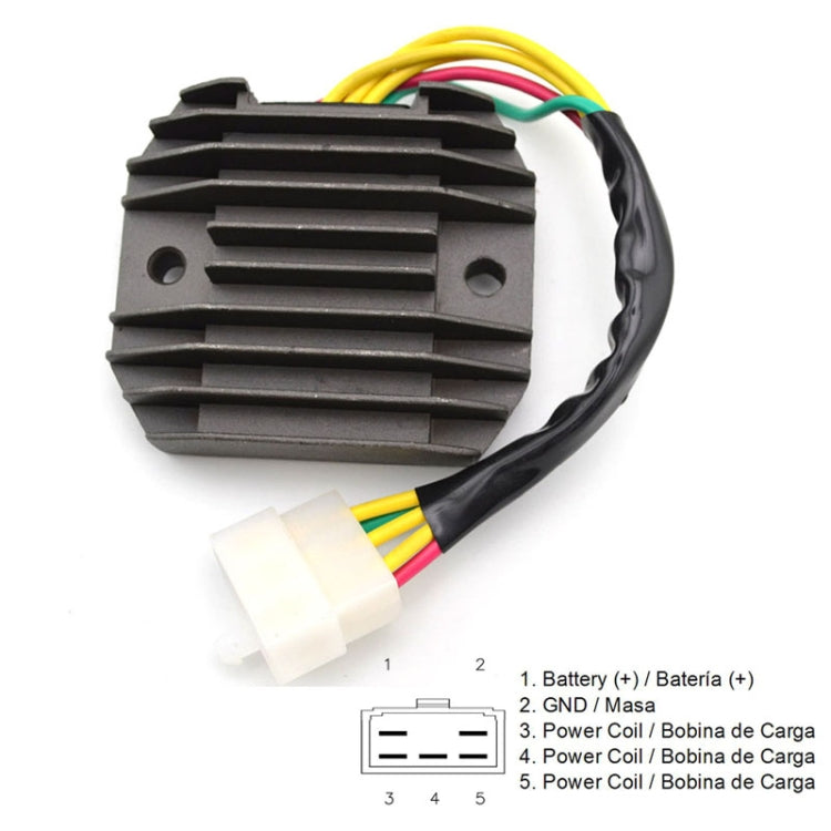 2005.2 Motorcycle Rectifier For Kawasaki / Yamaha XVZ1300 A - Voltage Stabilizer by buy2fix | Online Shopping UK | buy2fix