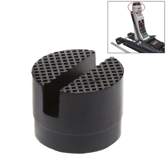 Floor Slotted Car Rubber Jack Pad Frame Protector Adapter Jacking Disk Pad Tool(Black) - Car Jacks by buy2fix | Online Shopping UK | buy2fix