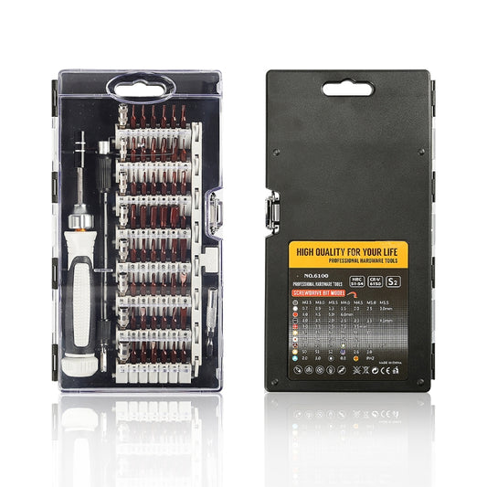 60 in 1 S2 Mobile Phone Notebook Computer Disassembly Tool Repair Phillips Screwdriver(Black) - Screwdriver Set by buy2fix | Online Shopping UK | buy2fix