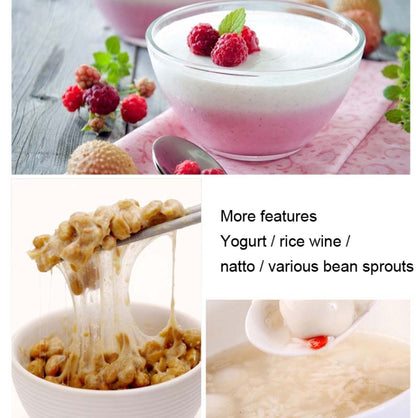 RONGWEI Bean Sprouts Machine Household Automatic Large-Capacity Bean Sprouts Barrel, CN Plug, Style:3-layer Model+3m Cable by buy2fix