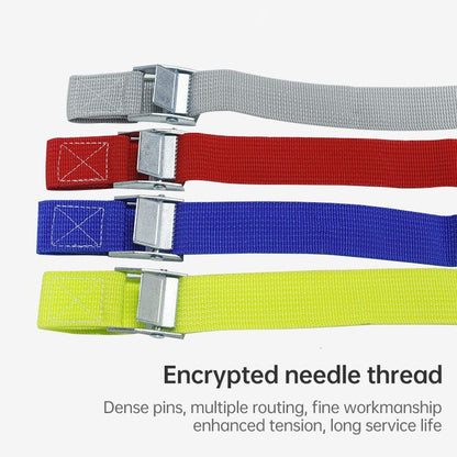 Car Tension Rope Luggage Strap Belt Auto Car Boat Fixed Strap with Alloy Buckle,Random Color Delivery, Size: 25mm x 5m by buy2fix