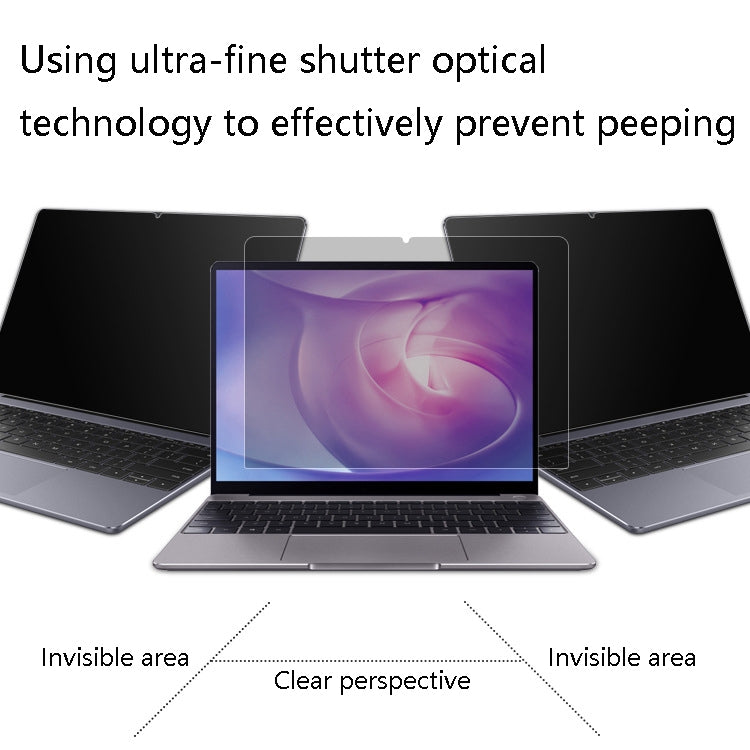 Laptop Anti-Peep Film Anti-Peeping Matte Reflective Screen Protective Film For Huawei MateBook X Pro 13.9 (Full Glue) - Screen Protection Film by buy2fix | Online Shopping UK | buy2fix